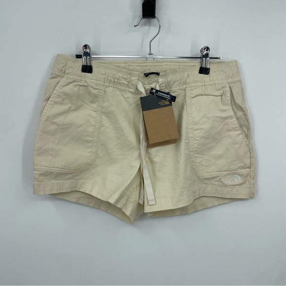 The North Face Women Size S Motion Pull On Shorts Vintage White NF0A4AP711P - Picture 1 of 9